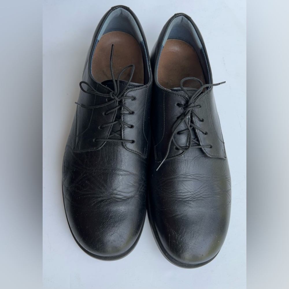 Birkenstock Men’s Black Leather Oxfords size 44